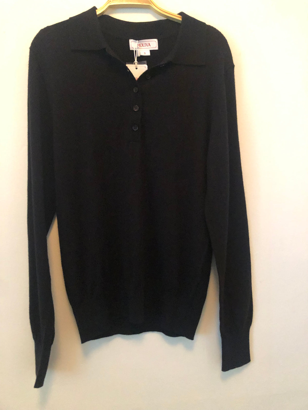 Chandail polo- Melange de Cachemire