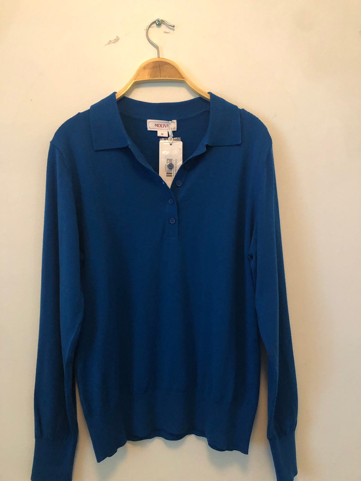 Chandail polo- Melange de Cachemire